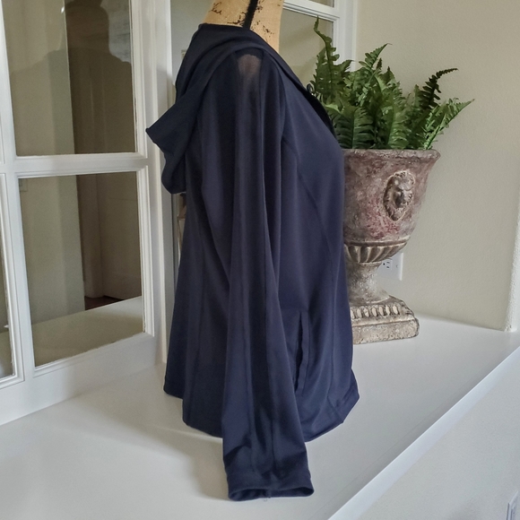 CAbi Zip Up Mesh Trim Hoodie - Like New - Picture 3 of 10